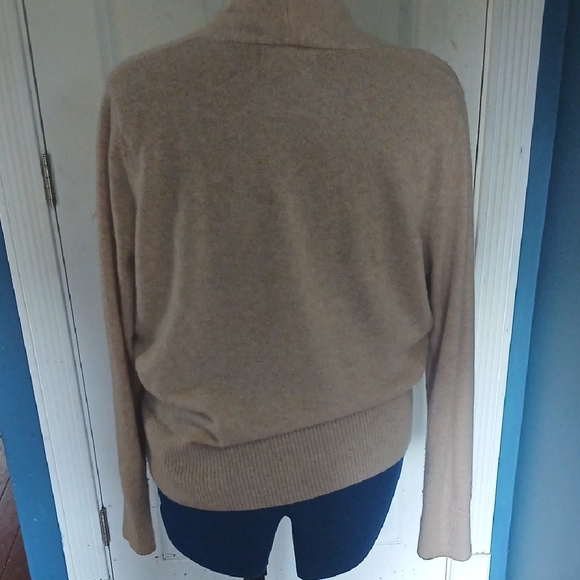 Tahari Cream Cowl Neck Sweater - Picture 3 of 4